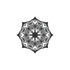 Circular  mandala art decoration element