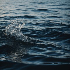 Obraz premium The natural patterns of water explored through detailed macro shots