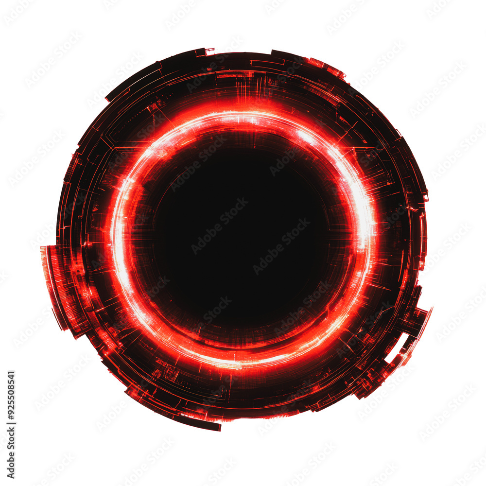 Wall mural png red circular design with intricate patterns