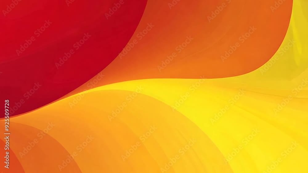 Poster beautiful red and yellow gradient abstract background design generative ai