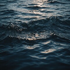 Fototapeta premium The peaceful flow of a gentle stream through a lush, sunlit forest glade