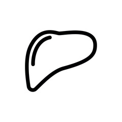 Liver medical icon vector design