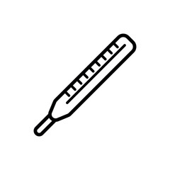 Termometer line icon vector design
