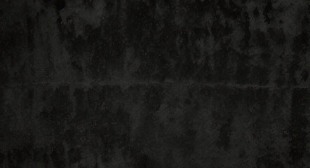 Fototapeta premium Fondo de hormigón con textura grunge negro oscuro. Panorama de fondo o textura de pizarra negra gris oscuro. Textura de hormigón negro vectorial. Fondo de pared de piedra. 