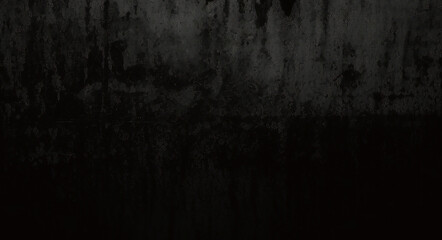 Obraz premium Fondo de hormigón con textura grunge negro oscuro. Panorama de fondo o textura de pizarra negra gris oscuro. Textura de hormigón negro vectorial. Fondo de pared de piedra. 