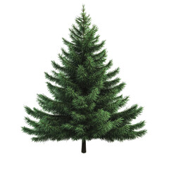 Obraz premium PNG Artificial Christmas tree in bright background