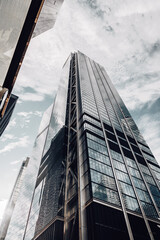 office building with sky