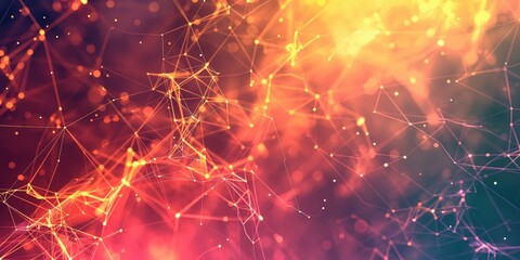 Vibrant Cosmic Energy Waves created by ai