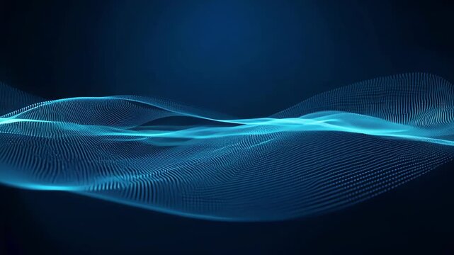 Perfect for a futuristic or techthemed event this background features animated blue particles moving in a synchronized pattern.