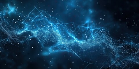 Vibrant Cosmic Energy Waves created by ai