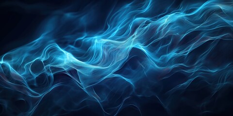 Fototapeta premium Vibrant Cosmic Energy Waves created by ai