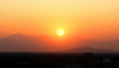 Naklejka premium Sunrise bokeh background, ai