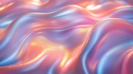 Obraz premium Soft fabric texture in pastel colors with shimmering highlights illuminated by soft light