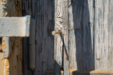 old wooden door