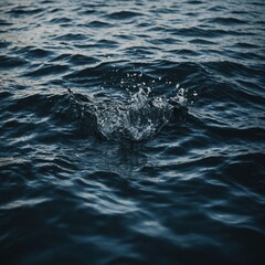 Obraz premium The slow, steady flow of water through a marsh, with tall reeds gently swaying in the breeze