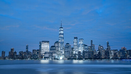 Obraz premium Modern buildings in NewYork city skyline, New York, United States of America