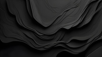 Fototapeta premium Abstract 3d background with carbon and paper texture dark futuristic effect.