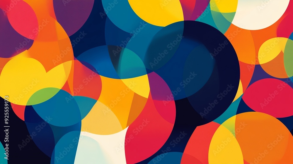 Leinwandbilder Versatile background vector with diverse elements, suitable for a wide range of themes and designs. Ideal for adding text, graphics, or creative overlays