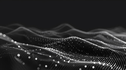 High-tech visual background with dotted texture