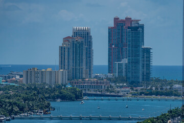 Naklejka premium Edificios de Miami Beach
