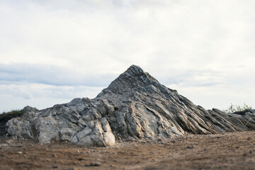 mountain landscape with blue sky