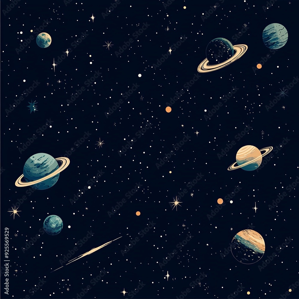 Poster Versatile background vector with diverse elements, suitable for a wide range of themes and designs. Ideal for adding text, graphics, or creative overlays