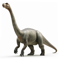 Fototapeta premium Lifelike Brachiosaurus Dinosaur Illustration