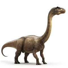 Fototapeta premium Lifelike Brachiosaurus Dinosaur Illustration