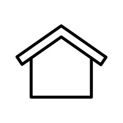 Home icon with line style