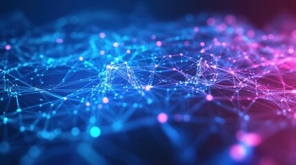 Abstract digital rendering of interconnected health data, symbolizing the integration of medical technology and big data