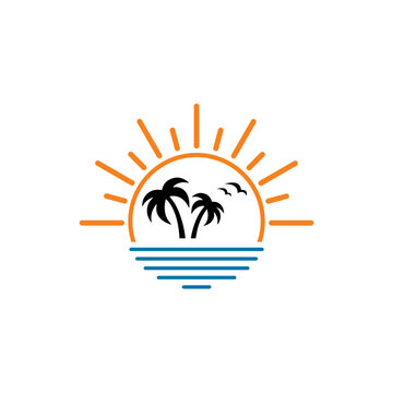recommend clip art: SUN BEACH LOGO