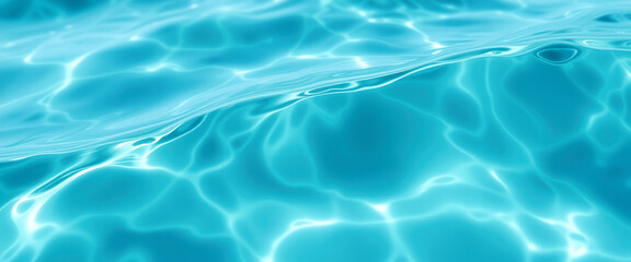 Obraz premium Abstract Blue Water Surface