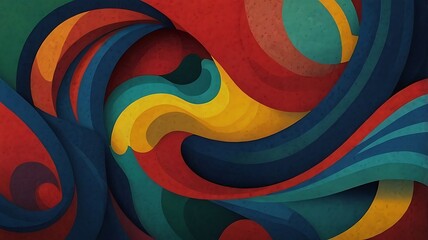 Obraz premium Abstract backdrop illustration 3d render background, colorful wallpaper design hues