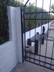 Construction of New Garden Gate