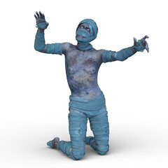 ミイラ男　3DCGレンダリング