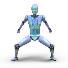 ロボット　3DCGレンダリング
