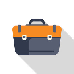 Vector illustration of a briefcase, ideal for business and travel concepts