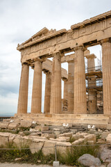 Fototapeta premium Views from the Parthenon ruins in the city of Athens, Greece