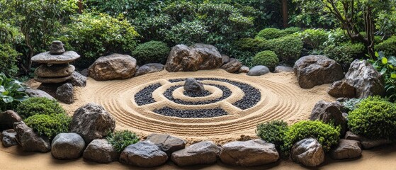 Taijitu Zen Garden Taoism Religion Spiritual Symbol