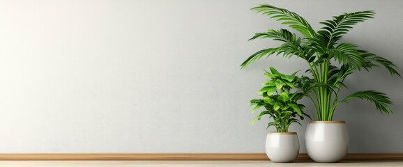 Modern Living Room With Lots Of House Plants