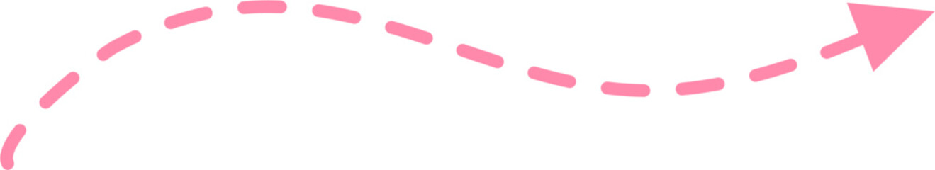 Dotted arrow Illustration. Call out title.