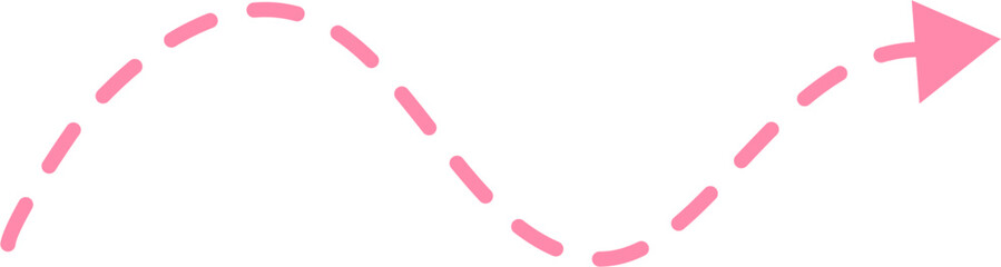 Dotted arrow Illustration. Call out title.