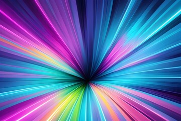 Fototapeta premium A colorful, multi-colored image with a rainbow-like effect