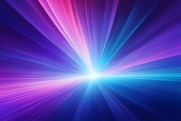 A colorful, bright, and dynamic image of a light beam