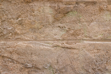 Close up texture of old brown wall