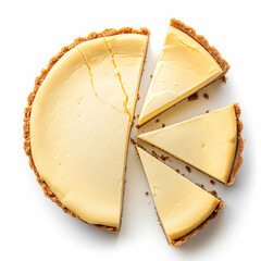 a pie with a slice missing from it