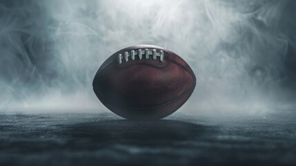 American Football in Smoke.