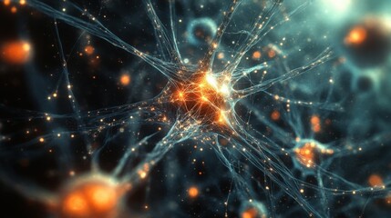 Fototapeta premium Neuron Network.