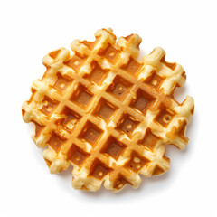 a waffle with a lot of melted butter on top