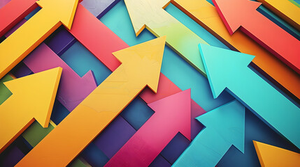 Colorful arrows. Business concept